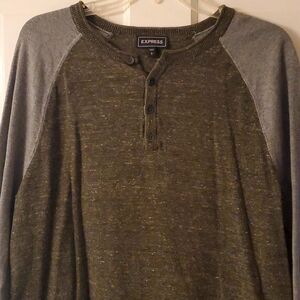 Men's Express Henley Long Sleeve